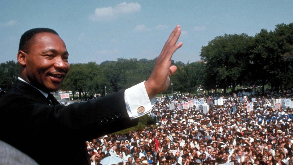 Martin Luther King Jr. during his ‘I have a dream’ speech in 1963.